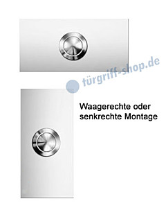 Klingelplatte EZ303Q rechteckig Edelstahl von Karcher