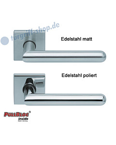 1107 Quadratrosettengarn. PullBloc Edelst. matt o. poliert Scoop