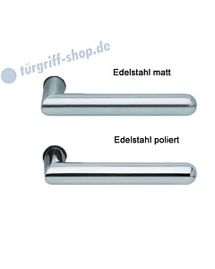 1107 Drückerpaar Edelstahl matt oder poliert von Scoop