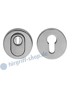 Schutzrosette 115 PZ-Lochung Edelstahl matt mit KZS von Edestar