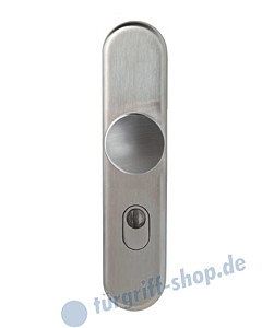 Außenhalbgarnitur Sicura Kombi LS Knopf zentriert KZS Edelstahl matt Südmetall