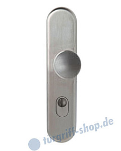 Außenhalbgarnitur Sicura Kombi LS Knopf gekröpft KZS Edelstahl matt Südmetall