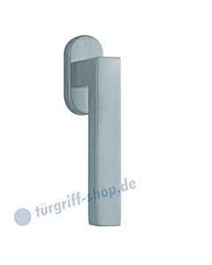 1002 (Quadra II) Fenstergriff oval Edelstahl oder PVD Messing-poliert Scoop