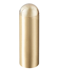 Aufsteckhülse Modern Ø 15 mm Messing von Griffwelt