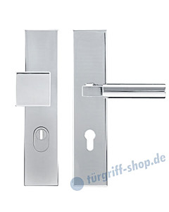 Alessandria SB Schutzgarnitur Chrom KZS Knopf/Drücker von Griffwelt