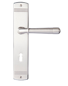 Avellino Langschildgarnitur Nickel matt von Griffwelt