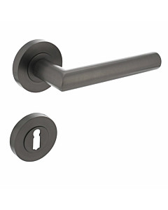 Bastian Rosettengarnitur rund Anthrazit-grau von Intersteel