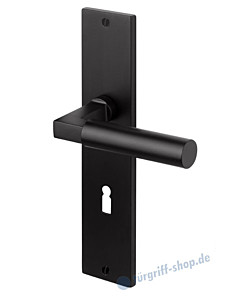 Bauhaus S964 Langschildgarnitur Schwarz RAL 9005 von Jatec