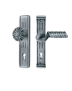 Bavaria Schutzgarnitur Knopf/Drücker Schmiedeeisen Lienbacher