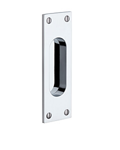 Schiebetürmuschel Bauhaus SM 216-970 Schiebetürbeschlag für Schiebetüren mit Griffmuschel in MPC chrom poliert