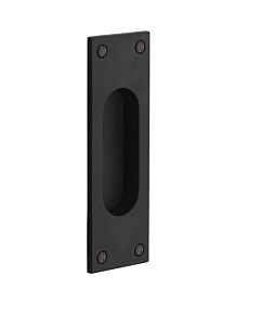 Schiebetürmuschel Bauhaus SM 216-970 Schiebetürbeschlag für Schiebetüren mit Griffmuschel SM schwarz matt pulverbeschichtet