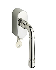tecnoGRIFF Cromat Emily DK 07 ABS Fenstergriff MPN Nickel poliert / Edelstahl poliert