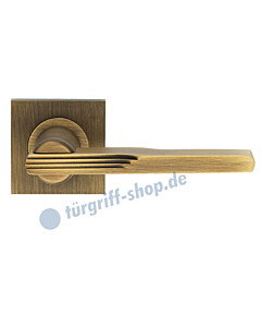 Brenzone Square Rosettengarnitur Altbronze von Griffwelt
