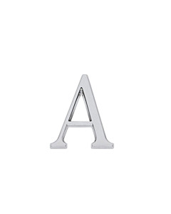 Buchstabe klassisch Höhe 52 mm Chrom von Intersteel