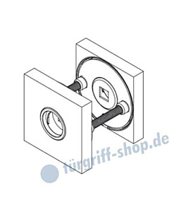 Drückerrosettenpaar R371 für Griffe in 3 Farben von Jatec