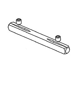 Drückerstift mit 2 Schrauben von Jatec