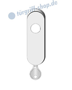 Abschließbares Gehäuse oval für Fenstergriffe von Karcher RC 2 zertifiziert, 4 Farben und 3 Stiftlängen 
