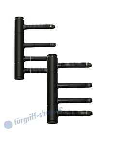 Türbandpaar EGB 602 für Holzzarge, 3-teilig Ø 15 mm, schwarz von Karcher