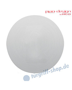 Rosette EZ 180 Plan Design 3 mm ohne Lochung (blind) Edelstahl matt von Karcher