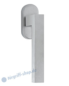 8040 Fenstergriff auf Ovalrosette in Chrom-matt von Scoop
