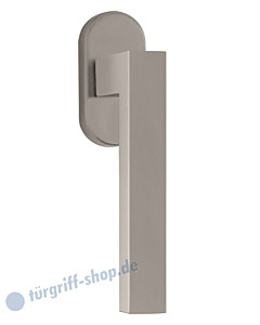 8040 Fenstergriff auf Ovalrosette in Nickel-matt von Scoop