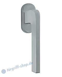 8044 Fenstergriff auf Ovalrosette in Chrom-matt von Scoop
