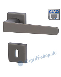 Gaius Square - R Quadratrosettengarnitur CLAQ SYSTEM, Robusta Black Stone von Südmetall 