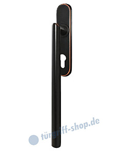 Hebe-/Schiebetürgriff EHS28 PZ für innen, PZ 69 mm, Vierkant 10/9 mm, Antik Bronze Optik von Karcher Design