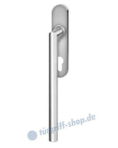Hebe-/Schiebetürgriff EHS28 PZ für Terrassentür innen, PZ 69 mm, Vierkantstift 10/9 mm, Edelstahl matt Karcher Design