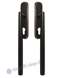 Hebe-/Schiebetürgriff-Set EHSSET28 DD für Terrassentür, PZ 69 mm, Vierkantstift 10/9 mm, Antik Bronze Optik von Karcher Design