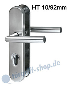 Schutzgarnitur HT ESO-L Drücker/Drücker PZ 10/92 Edelstahl matt Edestar