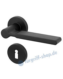 ID-9 R373 Rosettengarnitur Schwarz RAL 9005 von Jatec