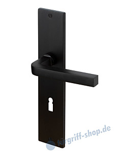 IQ Carre Langschildgarnitur Schwarz RAL 9005 von Jatec