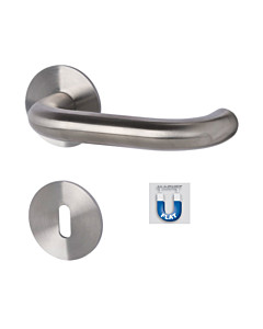 Jena - R Rosettengarnitur MAGNET FLAT GK3 Edelstahl matt von Südmetall