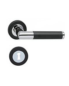 Karina Rosettengarnitur Chrom/schwarz von Intersteel