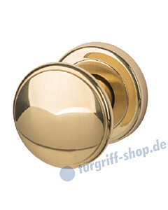 Knopf Basic auf Rosette, gerade, feststehend, in 6 Farben von Südmetall