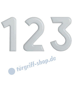 Hausnummer Kunststoff weiß | Höhe 160 mm von Lienbacher