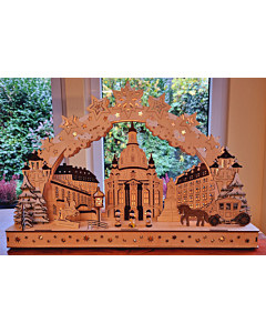 3D Schwibbogen / Lichterbogen Dresdener Altstadt von HGD