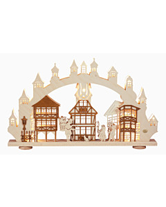 3D Schwibbogen / Lichterbogen Altstadt von Saico