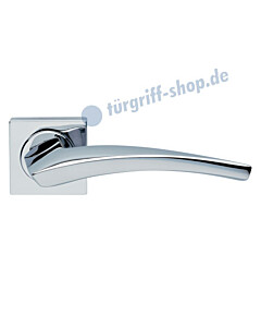 Malcesine quadratische Rosettengarnitur Chrom von Griffwelt