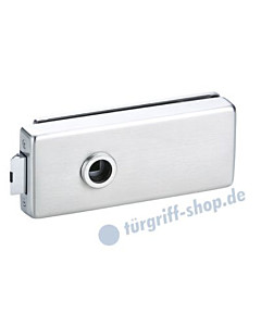 Neapel Schlosskasten für Glastür Edelstahl matt von Griffwelt