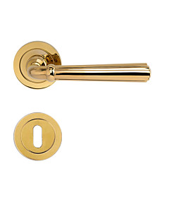 Pesaro Rosettengarnitur PVD Gold von Griffwelt