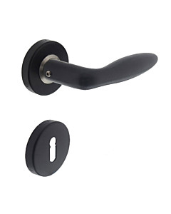 Jupiter Rosettengarnitur BK4 Schwarz-matt von Intersteel