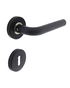 Luzern Rosettengarnitur BK4 Schwarz-matt von Intersteel