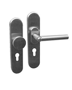 Flinke Klinke® SBS PZ92 Schutzbeschlag für Haustüren Edelstahl matt