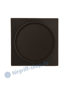 EZ 1704Q Schiebetürmuschel quadratisch, ungelocht in Antik Bronze Optik von Karcher