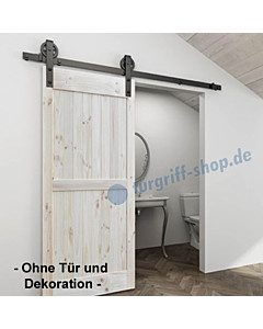 Schiebetürsystem Black Line Wood für Holzschiebetüren von Edestar