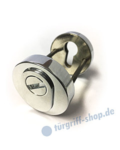 Schutzrosettenpaar SR 300 PZ-Lochung mit KZS Chrom von Karcher