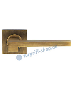 Sirmione Square quadratische Rosettengarnitur Altbronze von Griffwelt