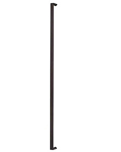 Stoßgriff Korsika -gerade- | 40 x 20 mm | Länge 1500 mm | Schwarz matt von Südmetall
